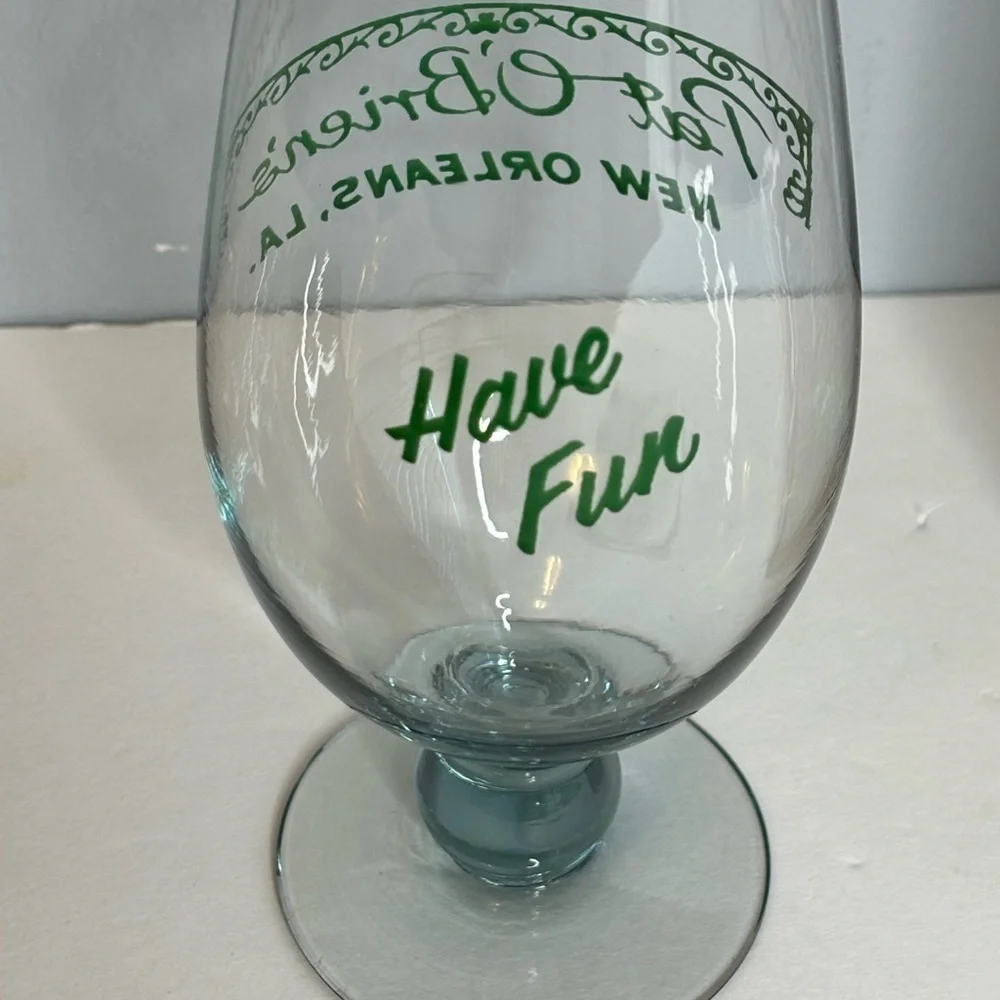 PAT O’BRIEN’S NEW ORLEANS HURRICANE GLASS